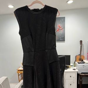 Leather + rich fabric